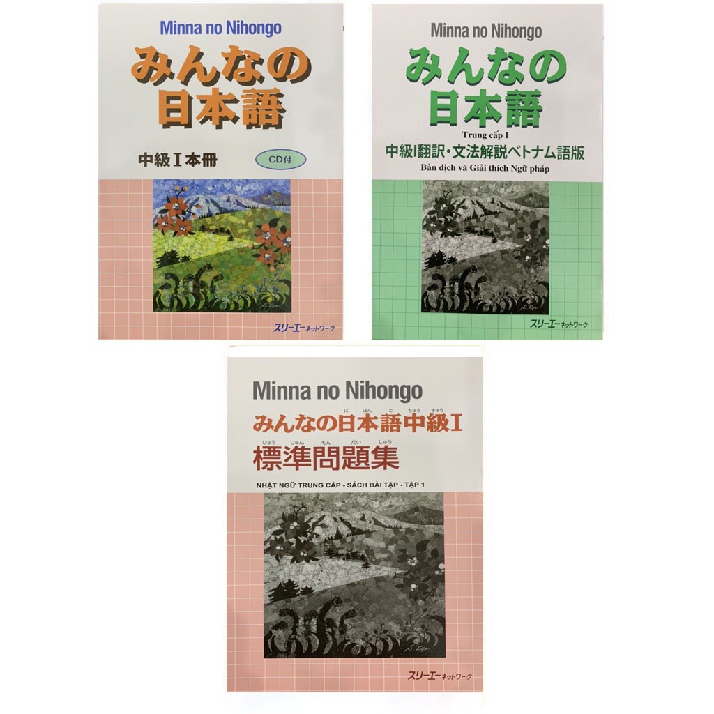 Sách Tiếng Nhật - Combo Minna No Nihongo Nhật Ngữ Trung Cấp 1 – Trình Độ N3