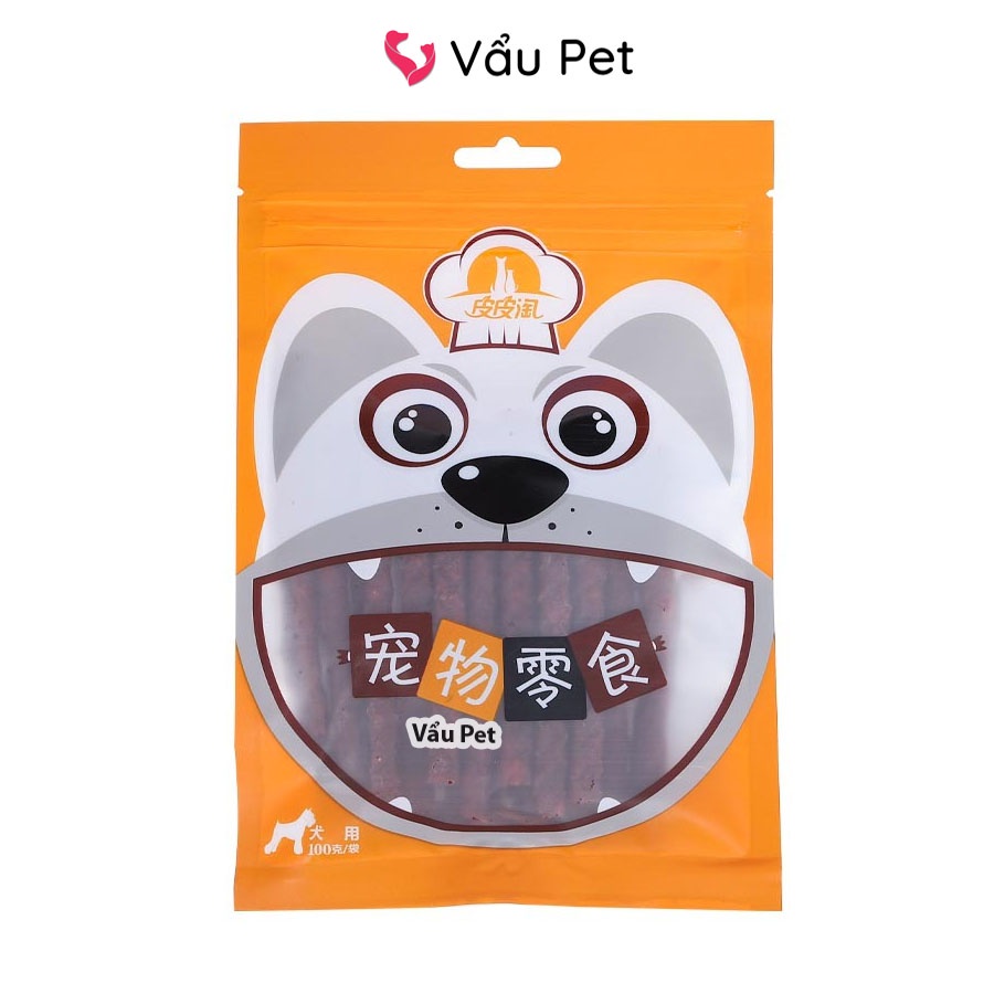 Đồ Ăn Cho Chó Bò Kobe Que - Bánh Thưởng, Đồ Ăn Vặt Chó Vẩu Pet Shop