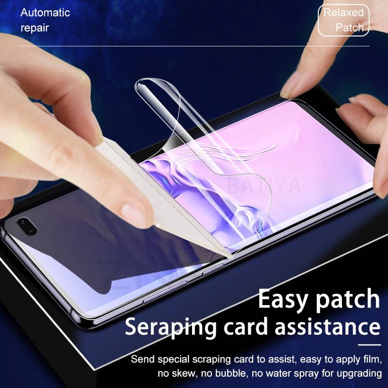 Set 3 miếng dán hydrogel bảo vệ màn hình dành cho Samsung Galaxy S7 Edge S8 S9 S10 S20 Plus Note 8 9 10