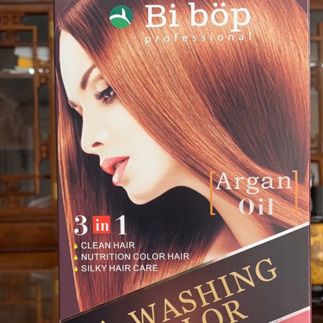 Dầu Gội Nâu Phủ Bạc Bibop - Gội là nâu mẫu mới