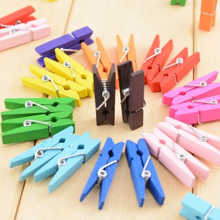Set 20 kẹp gỗ và 2m dây treo ảnh bkr