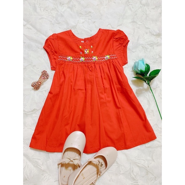 ĐẦM XÍCH MÓC (SMOCKINGDRESS) THÊU TAY THỦ CÔNG