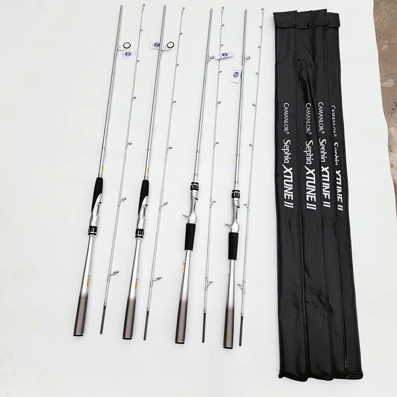 cần câu Lure máy ngang CAMANLOR khoen Fuji