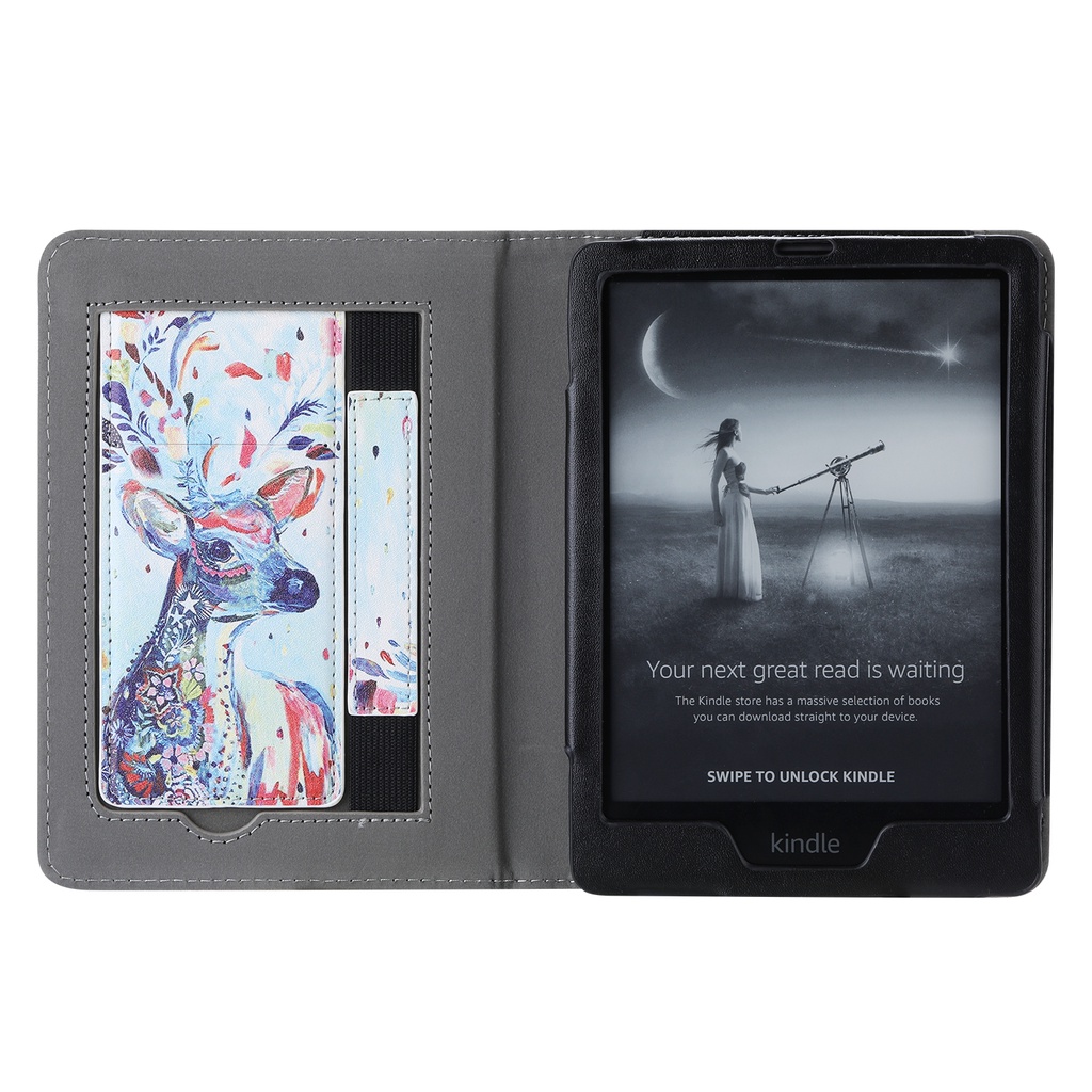 Ốp Lưng Da Pu Cho Amazon Kindle Paperwhite 4 3 2 1 10th Gen 6 "