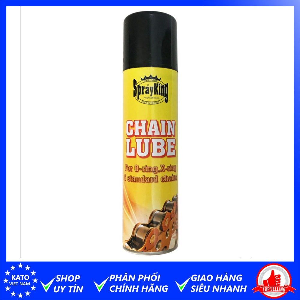 Chai xịt dưỡng sên sprayking chain lube 200ml