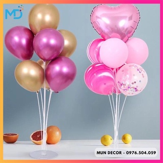 Trụ Bóng Bay 7 Nhánh Kèm Bóng Trang Trí Tiệc