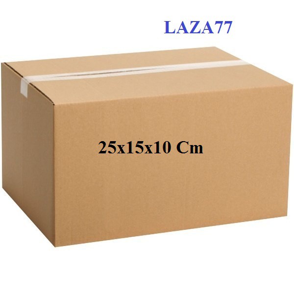 Hộp Carton 25x15x10 - Thùng Giấy Carton Giá Rẻ ( 1 Hộp )