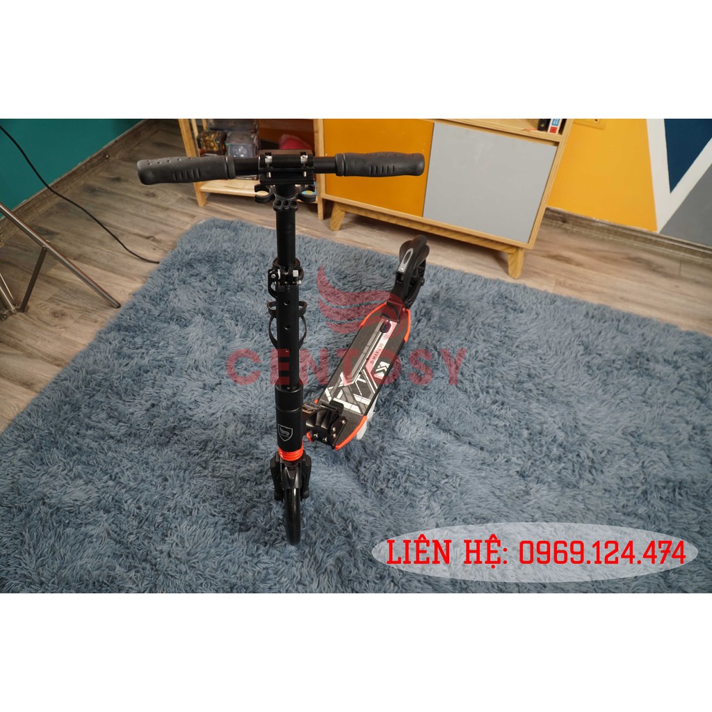 Xe Trượt Scooter Người Lớn Cao Cấp Centosy - 301 Đen