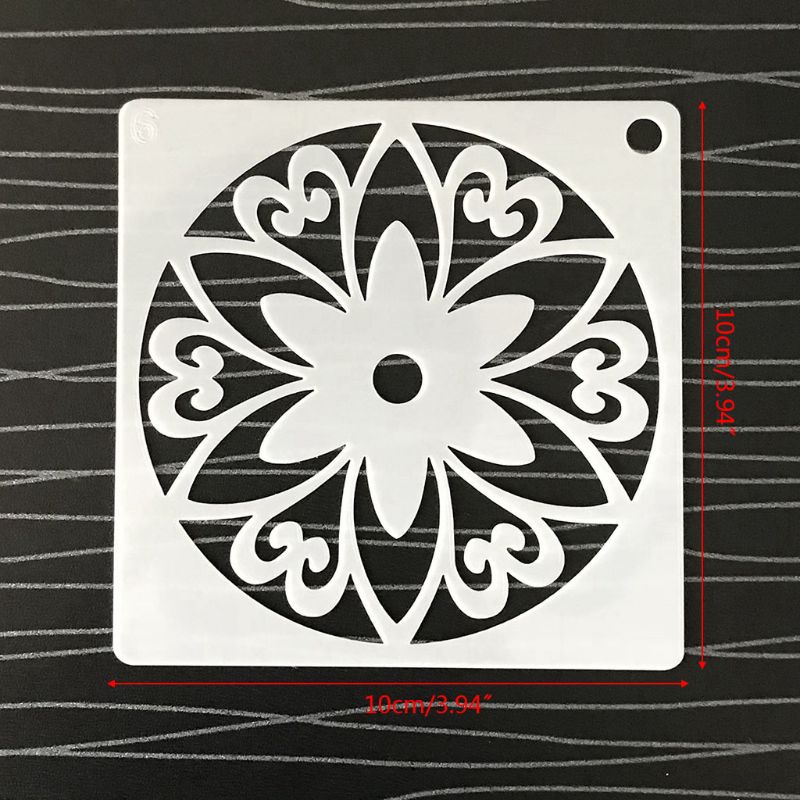 Set 48 Khuôn Cắt Họa Tiết Mandala Dùng Để Trang Trí Album Thủ Công