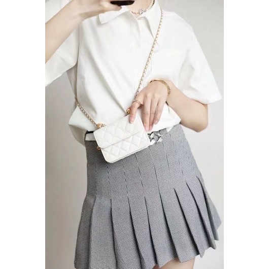 Túi Đeo Hông Mini Đựng Điện Thoại Đính Đá Thời Trang Cho Nữ