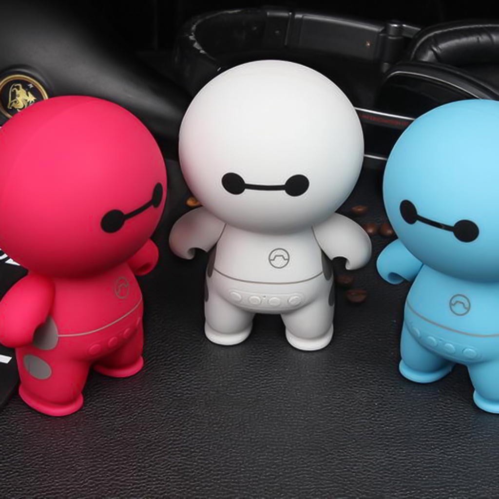 Loa bluetooth mini hình Baymax dễ thương cho văn phòng