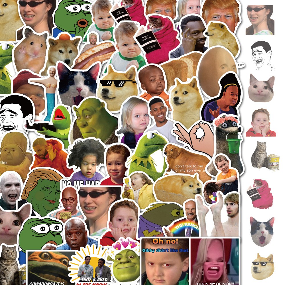(ST029) Sticker Meme bán lẻ (mua nhiều giảm giá)