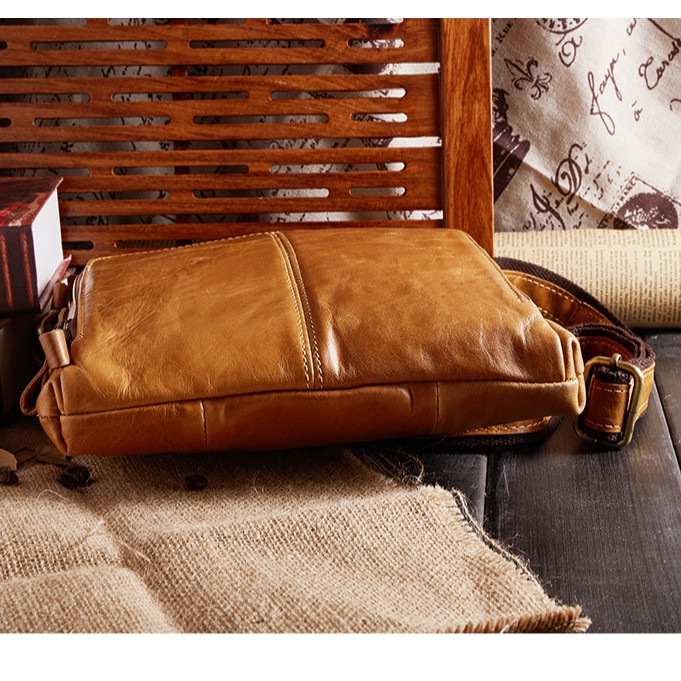 Túi Đeo Chéo Nam Cao Cấp LAVATINO Chính Hãng - 100% Da Nguyên Miếng, Handmade Khâu Tay - Món Quà Ý Nghĩa Cho Người Thân | BigBuy360 - bigbuy360.vn