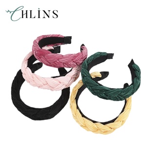 Băng đô CHLINS bản to phối bện xoắn thời trang Hàn Quốc