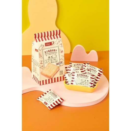 BÁNH QUY SANDWICH VỊ PHÔ MAI ĐÀI LOAN PAMIRITER - 218g