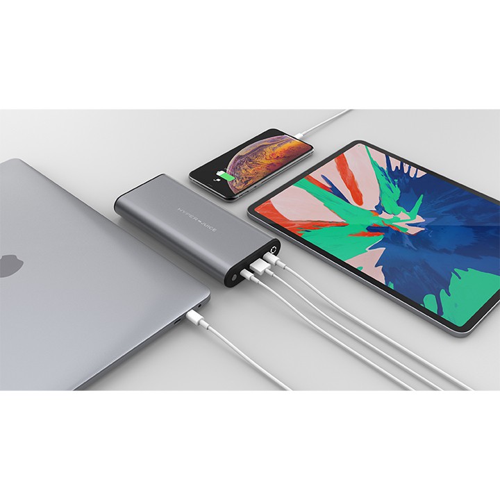 [Cho Macbook, Sử Dụng USB-C] Sạc Dự Phòng HyperJuice 27000 Mah 130W USB-C HJ307 - Follow HIBUCENTER Giảm 5%