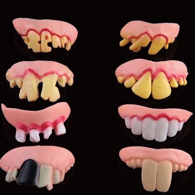 RĂNG VẨU GIẢ Răng Giả Hóa Trang 38 Kiểu Mẫu Hóa Trang Halloween vui nhộn troll hài hước