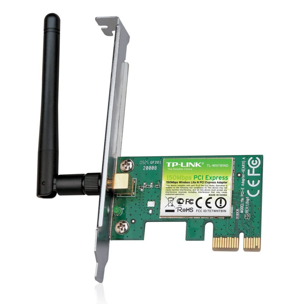 TP-Link TL-WN781ND - Bộ chuyển đổi không dây PCI Express tốc độ 150Mbps