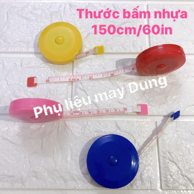 Thước dây bấm loại nhựa dài 150cm