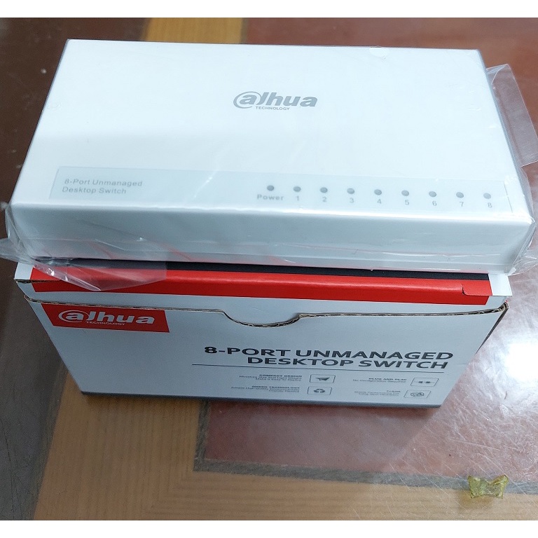 Bộ Chia Mạng Switch 8 Cổng Dahua DH-PFS3008-8ET-L 10/100Mbps