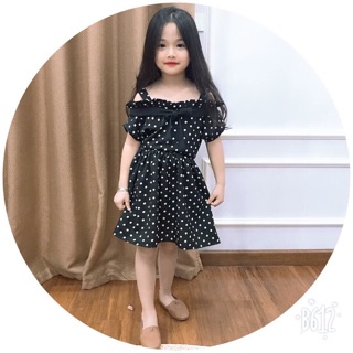 Sỉ váy voan chấm bi