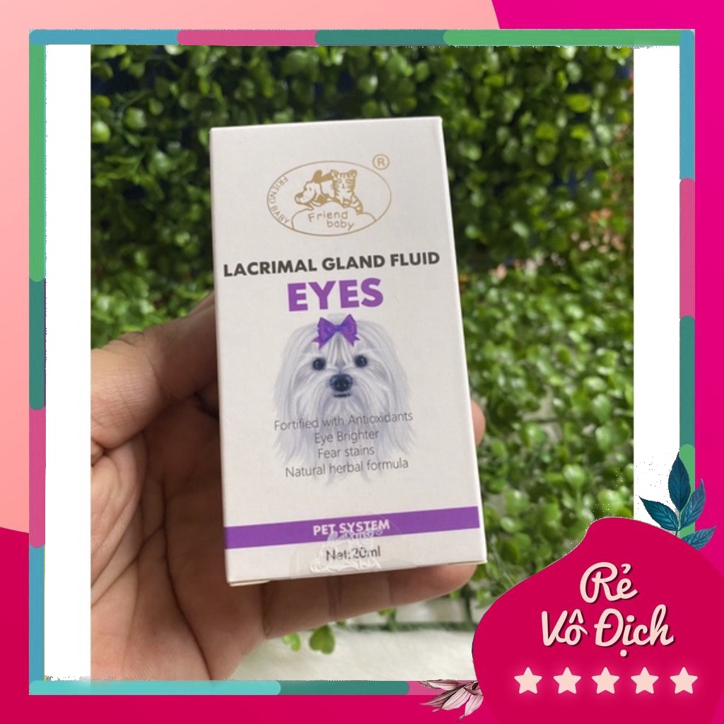 Siro Lacrimal Gland Fluid Eyes trị chảy nước mắt chó mèo, giảm ố mắt
