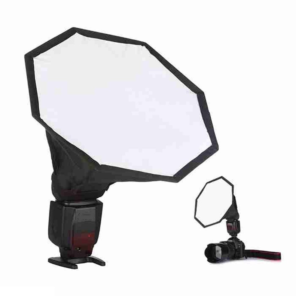 ⭐20cm Octagon Universal Mini Softbox Flash Diffuser Portable Camera Soft BoxCOD