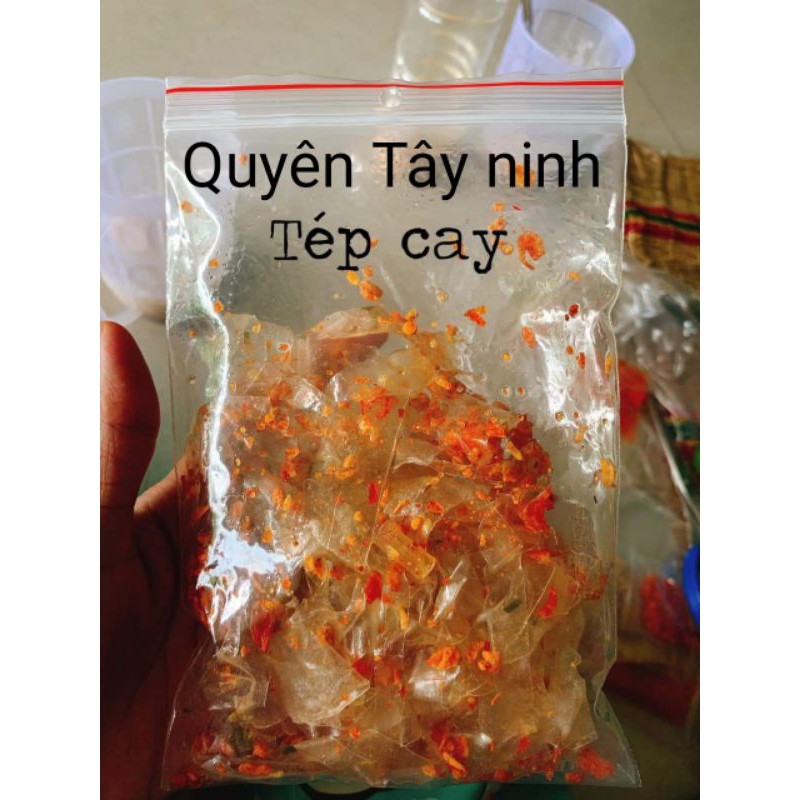 [CAY ...]BÁNH TRÁNG SỢI DẺO TÔM SATE TỎI TẮT| BÁNH TRÁNG TẮC SATE TỎI