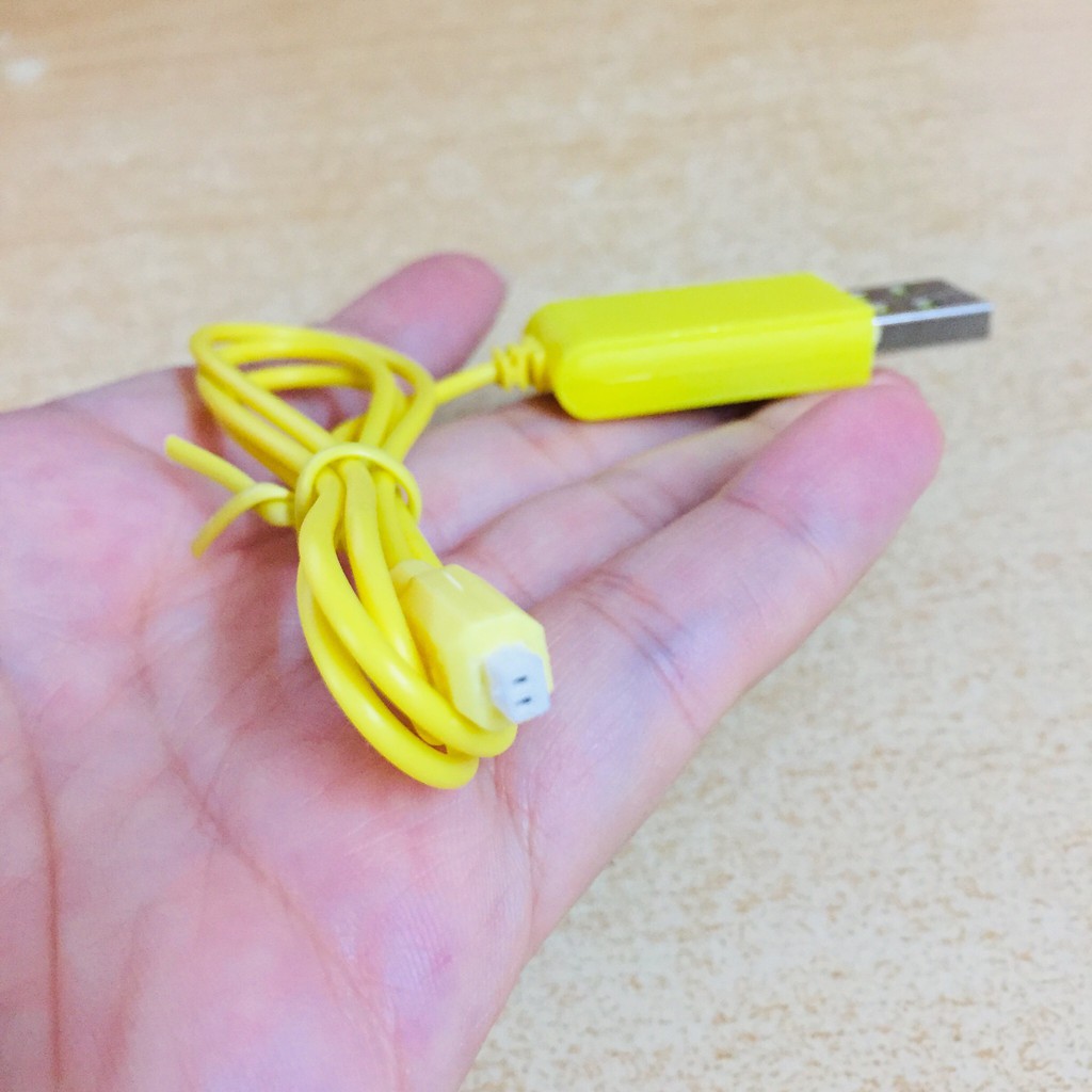Dây sạc 3.7v chân răm nhỏ cho máy bay điều khiển
