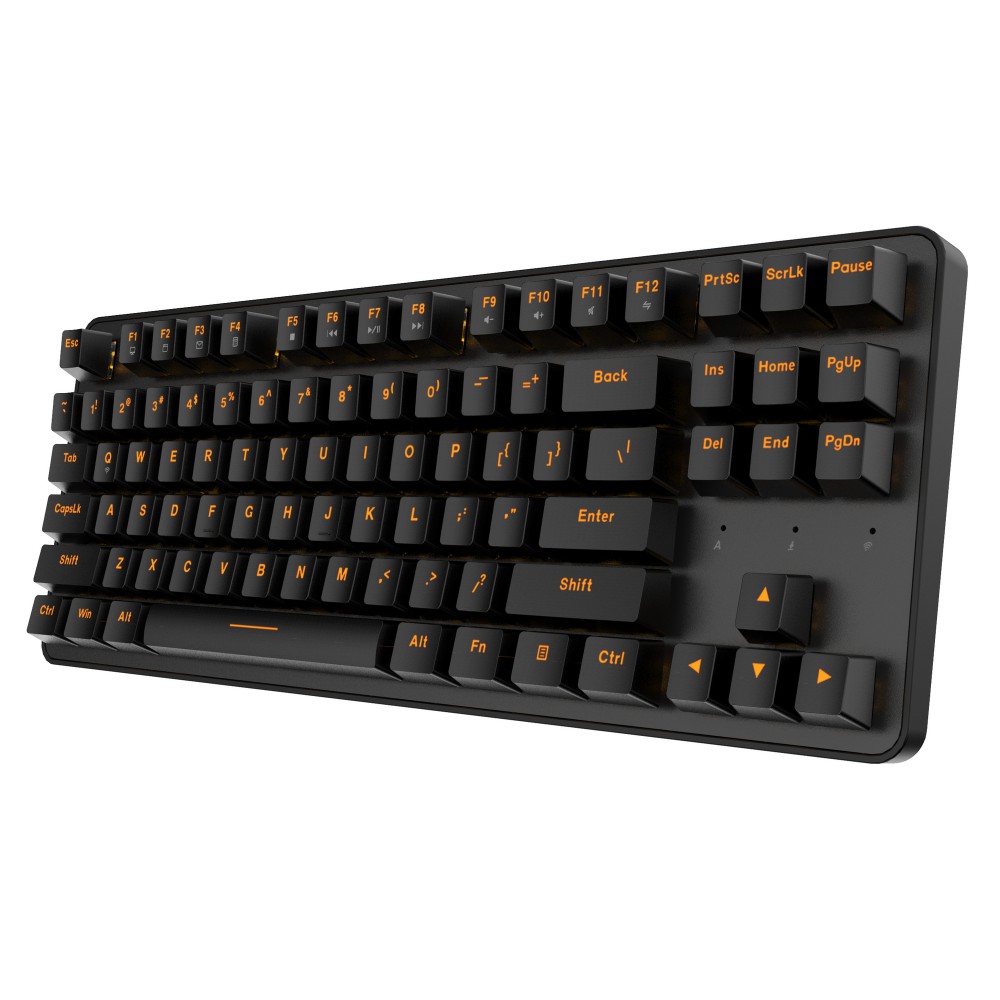 Bàn phím cơ không dây DAREU EK807G BLACK 87-KEY Wireless/ USB Receiver