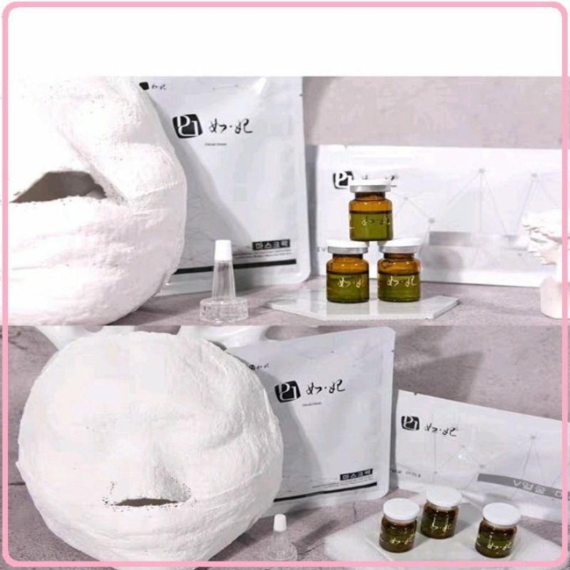 Tách set lẻ bộ mặt nạ lụa thạch cao trắng da nâng cơ MAGIC MUMMY RUFEI Hàn Quốc