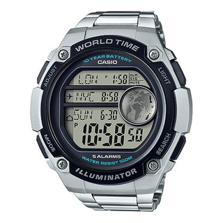 Đồng hồ nam chính hãng casio ae-3000wd-1avdf - dây kim loại - kháng nước