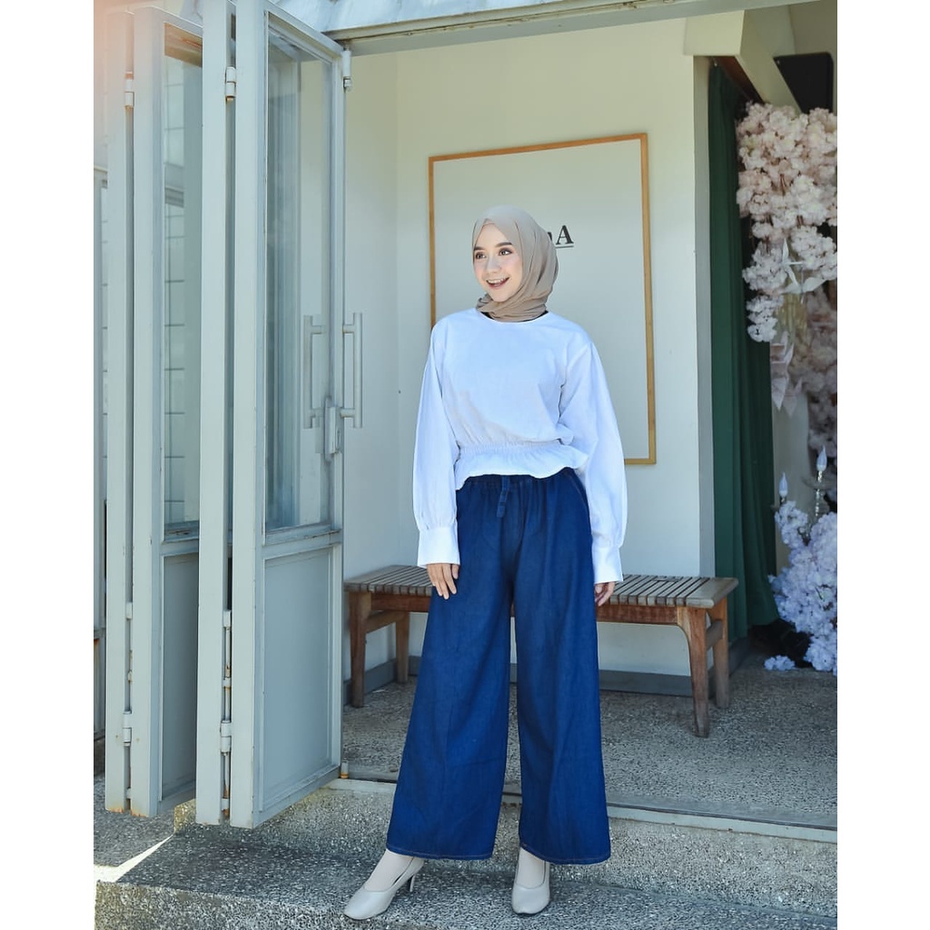 Quần jean Culottes cao cấp làm quà tặng hiện đại 2021