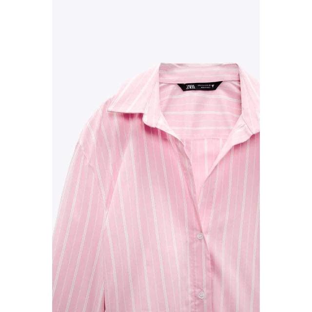 Áo sơmi hồng zara