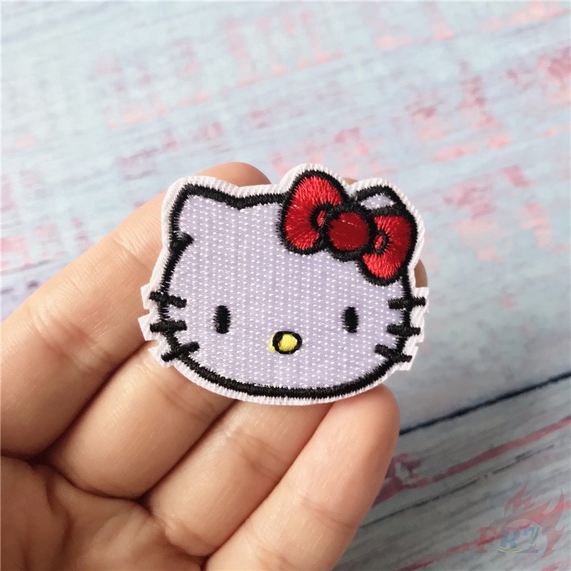 ☸ Sanrio Cartoon Character Fans Collection Series 01 - My Melody / Kuromi / Hello Kitty / Pochacco / Pom Pom Purin / Cinnamoroll / Keroppi / Kiki&amp;Lala / BADTZ-MARU / Gudetama Iron-on Patch ☸ 1Pc DIY Sew on Iron on Badges Patches（16 Styles）