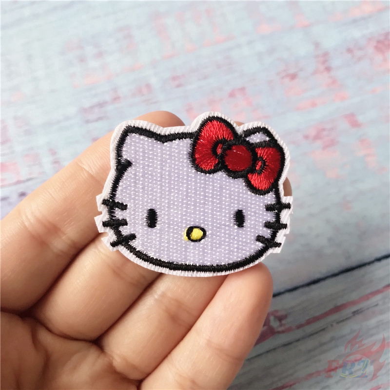 ☸ Sanrio Cartoon Character Fans Collection Series 01 - My Melody / Kuromi / Hello Kitty / Pochacco / Pom Pom Purin / Cinnamoroll / Keroppi / Kiki&Lala / BADTZ-MARU / Gudetama Iron-on Patch ☸ 1Pc DIY Sew on Iron on Badges Patches（16 Styles）