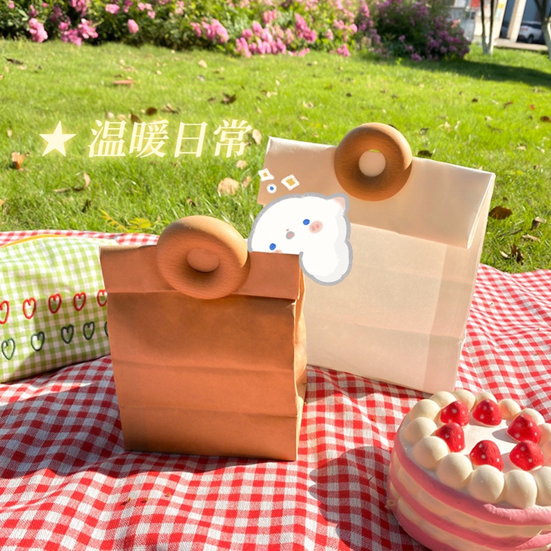 Túi Giấy Kraft Đựng Đồ Dùng Văn Phòng Phẩm Chống Thấm Nước - Túi Giấy Xi Măng Đựng Đồ