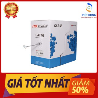 Cáp mạng Cat5e Hikvision DS-1LN5E-E/E (305m/cuộn)