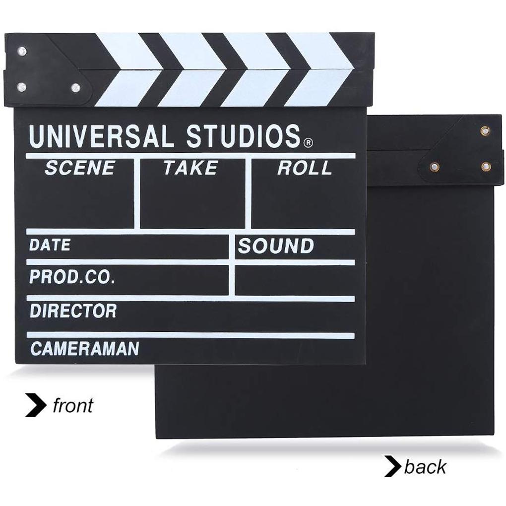 Bảng Clapper Bằng Gỗ Tái Chế Được Dùng Làm Đạo Cụ Chụp Ảnh / Quay Video