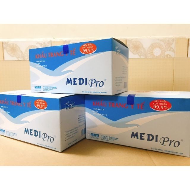 Khẩu trang y tế Medipro 3 lớp | BigBuy360 - bigbuy360.vn