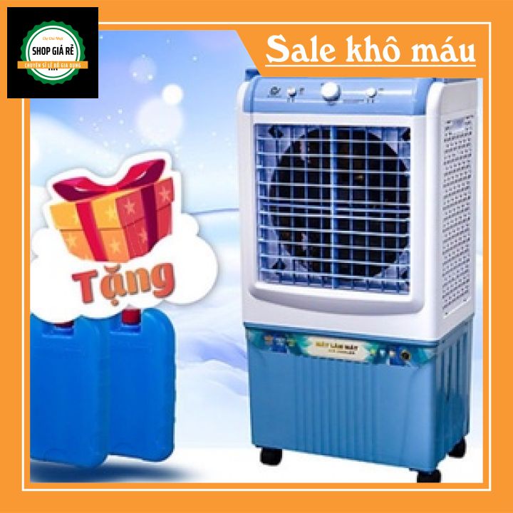 QUẠT ĐIỀU HÒA HƠI NƯỚC MODEL HS-588A, HS-35A 40L TẶNG KÈM 2 BÌNH ĐÁ KHÔ
