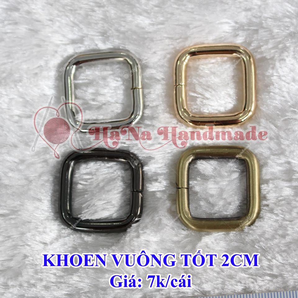 Khoen vuông 2cm (7k/cái)