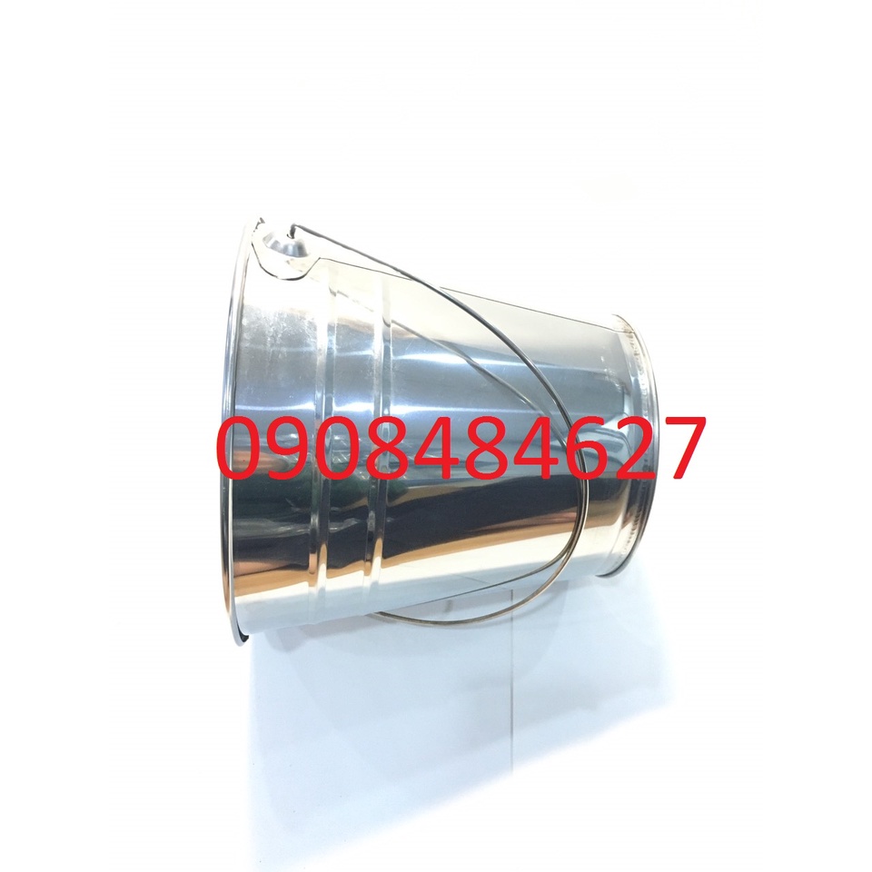 Xô Quai Inox Có Nắp Đủ Dung Tích
