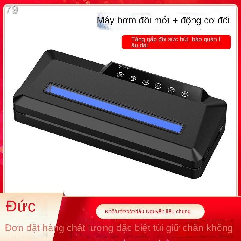 ♦▨Máy hút chân không đóng gói thực phẩm gia dụng dán túi nhựa nhỏ bảo quản nước muối nhà bếp thương mại