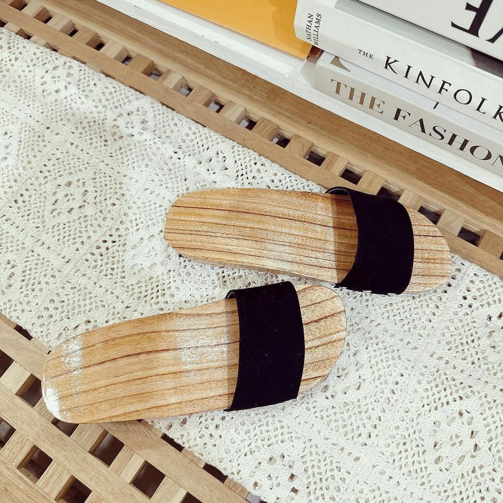 Guốc gỗ truyền thống chất mộc thiên nhiên 100%