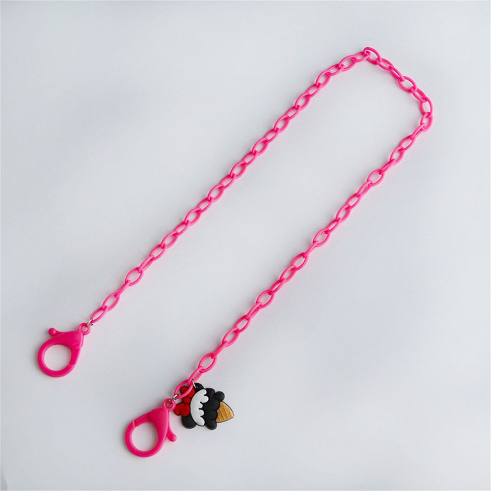 Dây đeo mắt kính họa tiết hoạt hình bằng acrylic chống thất lạc cho nam và nữ