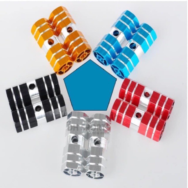 Bộ 2 cái để chân xe đạp bằng nhôm