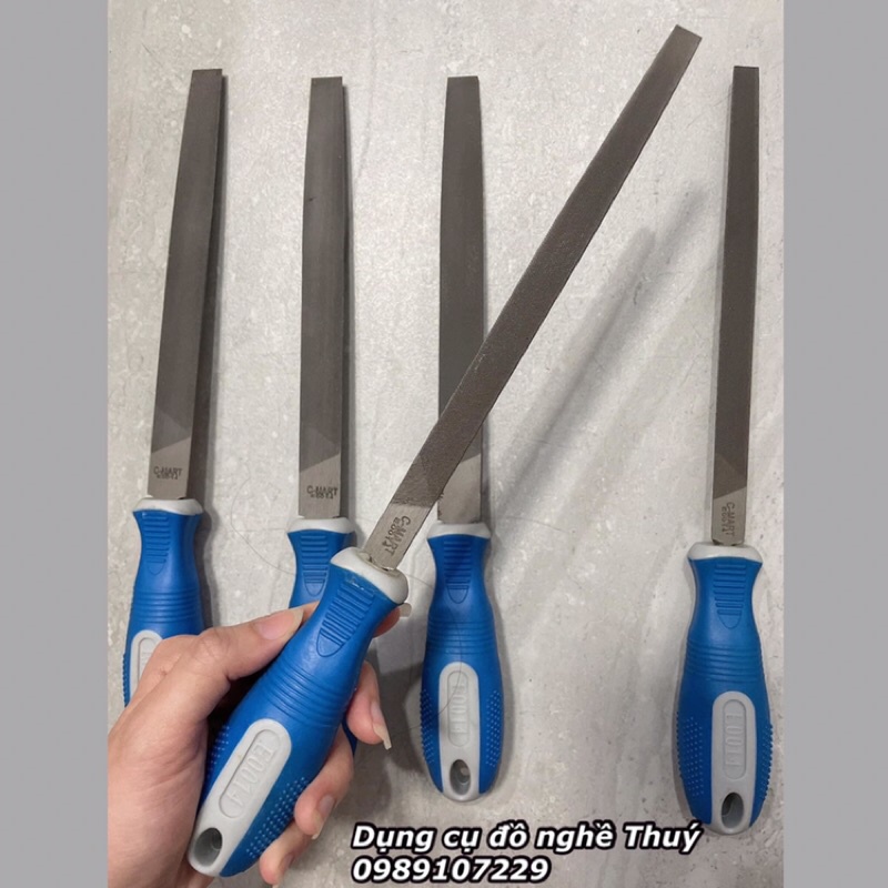 Dũa Dẹp, Tròn, Tam Giác, Bán Nguyệt 200mm/08" E0014-08 CMART