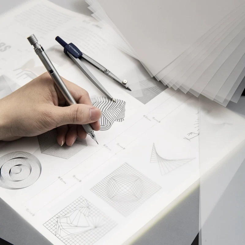 Giấy scan/Giấy can/ Tracing paper gateway - 63/73/83 gsm - A4/A3