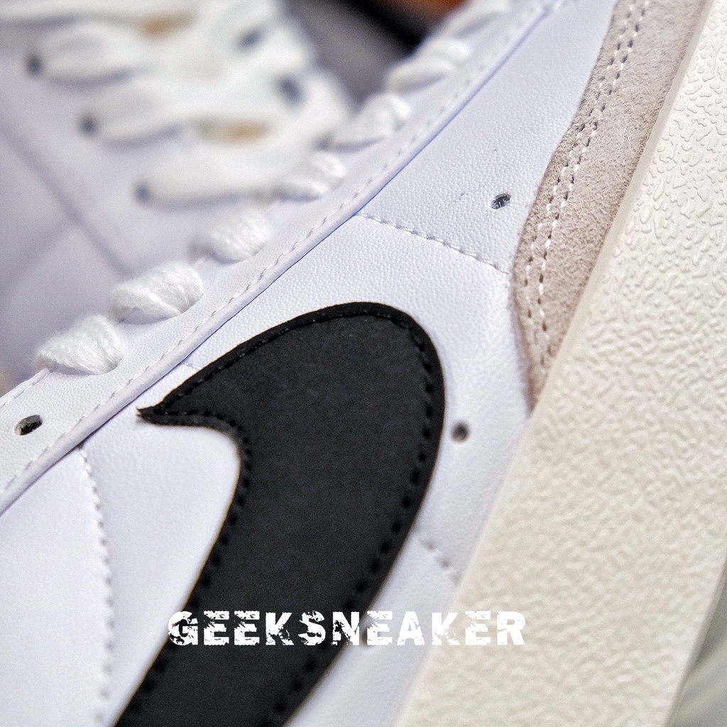 [GeekSneaker] Giày bóng rổ Nike Blazer Low ’77 Vintage ‘White Black’ DA6364-101